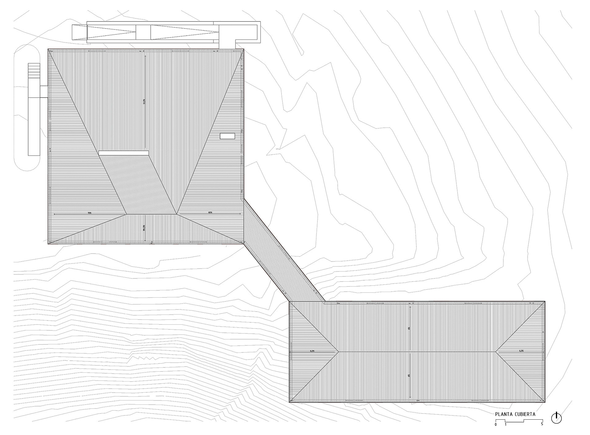 PLANTA CUBIERTA GUEST HOUSE 2